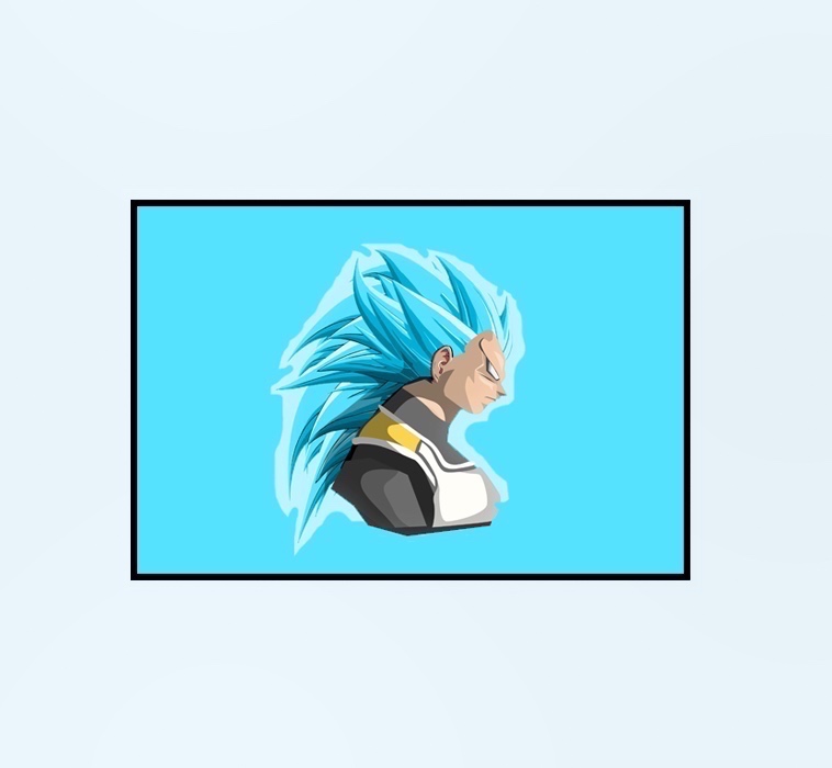 Vegeta Dios Blue